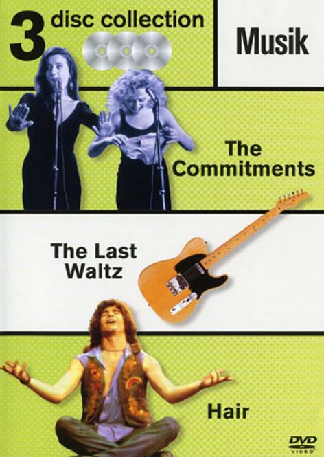 Huvudbild Commitments / Last Waltz / Hair (3-disc) beg dvd