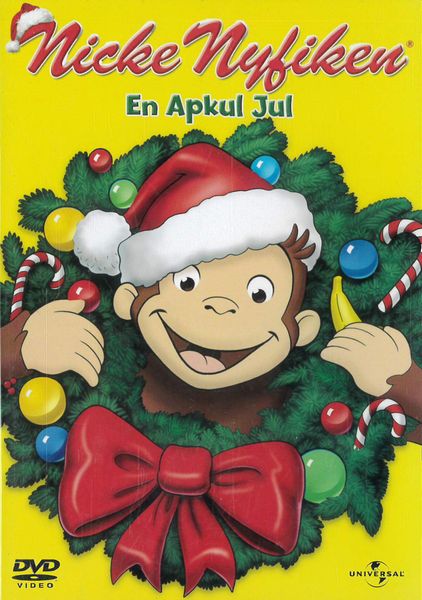 Nicke Nyfiken - En apkul jul (dvd) BEG