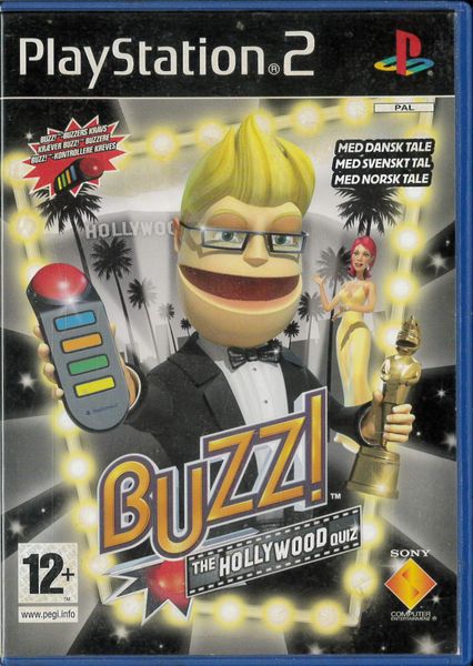 BUZZ! - The Hollywood Quiz (Ps2 ) beg UK VERSION 
