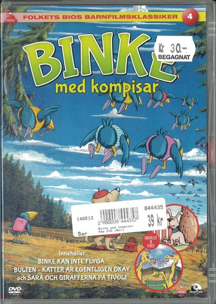 Binke med kompisar  (DVD) beg