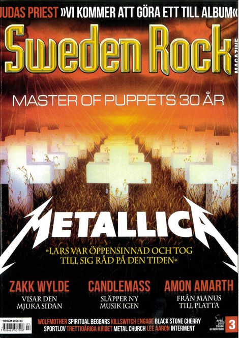 Huvudbild Sweden Rock Magazine 2016: #3
