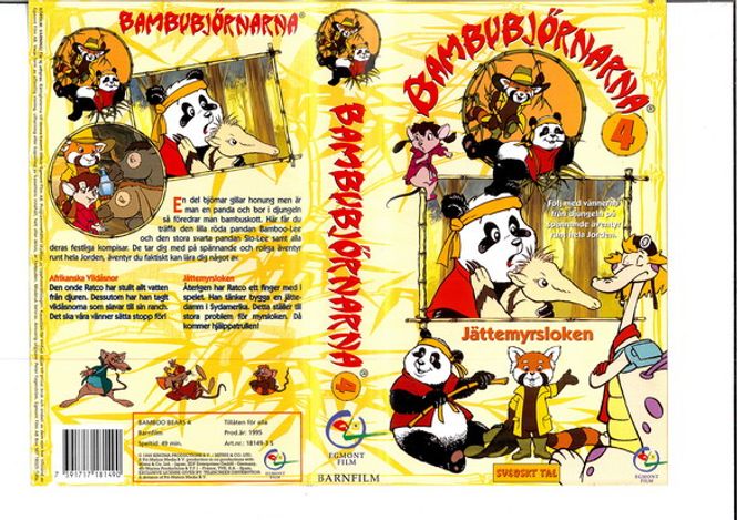 Huvudbild BAMBUBJÖRNARNA 4 (VHS)