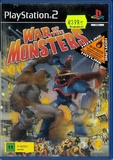 Huvudbild War Of The Monsters (Ps2) beg