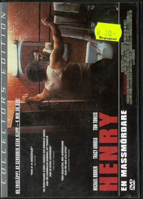 Huvudbild Henry - En massmördare (dvd) beg
