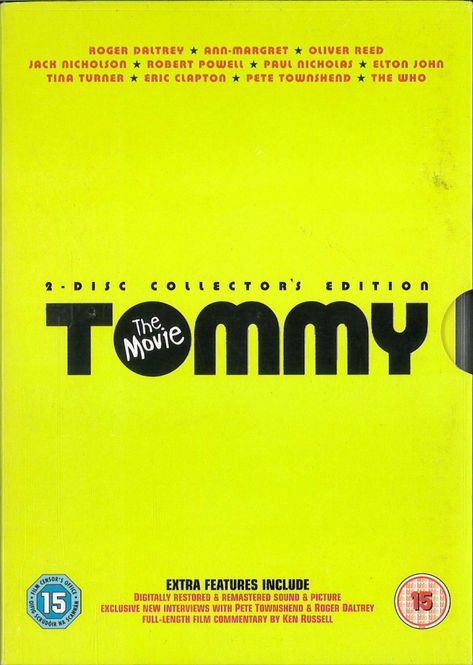 Huvudbild Tommy - The Movie (DVD) beg import