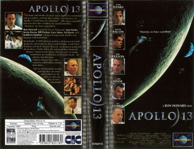 Huvudbild Apollo 13 (vhs)