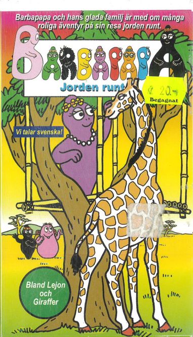 Huvudbild Barbapapa - Bland lejon och giraffer (vhs)