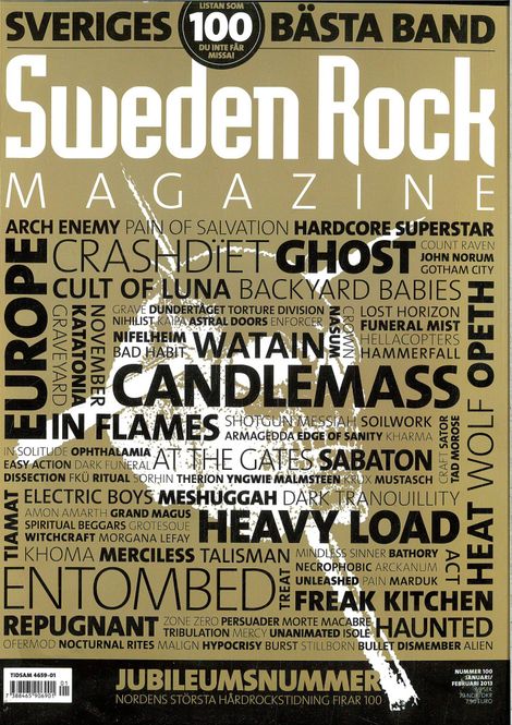 Huvudbild Sweden Rock Magazine #100
