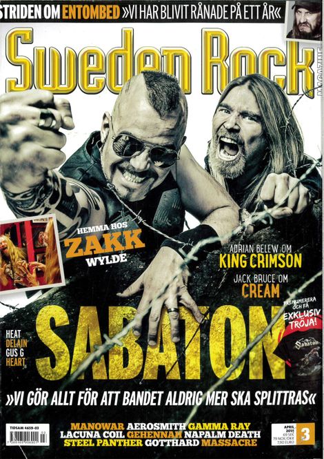 Huvudbild Sweden Rock Magazine 2014: #3