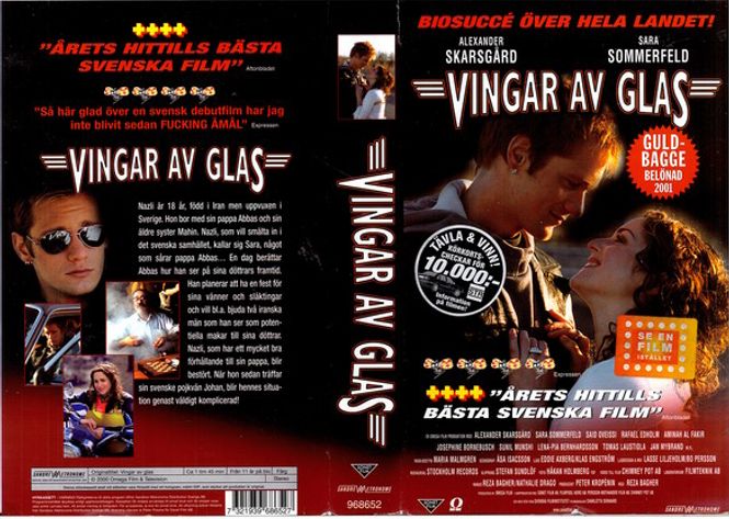 Huvudbild Vingar av glas (VHS) fd hyr
