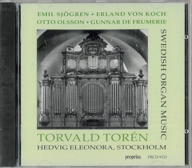 Huvudbild Torvald Toren - Swedish Organ Music (CD)