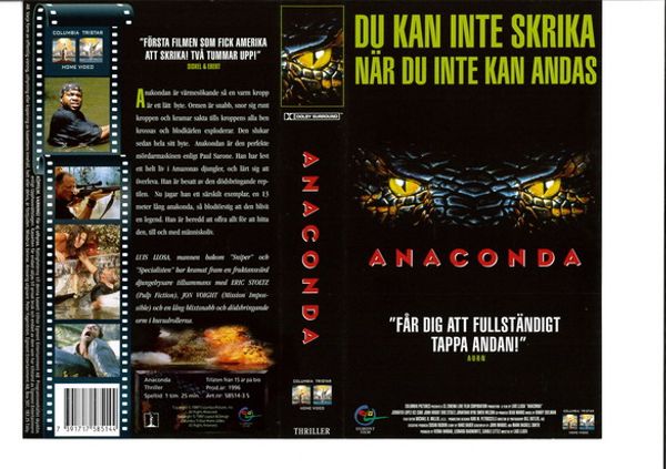 Anaconda (1997)  (VHS)