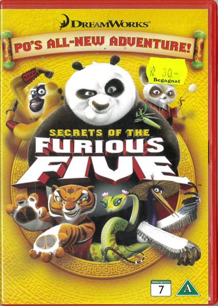 Kung Fu Panda - Secrets of the Furious Five (DVD) beg