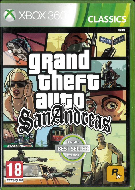 Huvudbild GTA San Andreas - classics  (X360) beg