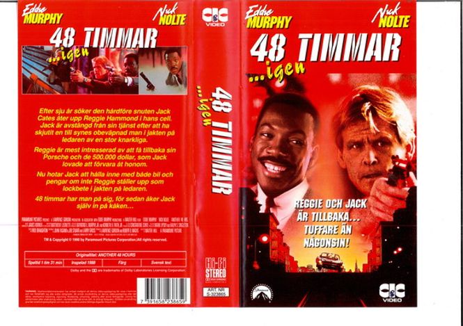 Huvudbild 48 timmar igen (vhs)