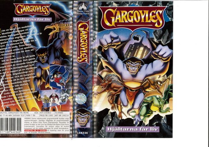 Huvudbild Gargoyles - Hjältarna får liv (vhs)