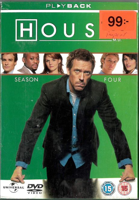 Huvudbild House M.D. - Säsong 4 (DVD) UK IMPORT