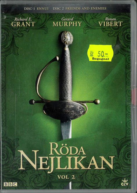 Huvudbild Röda nejlikan Vol 2 del 1&2 (dvd) beg