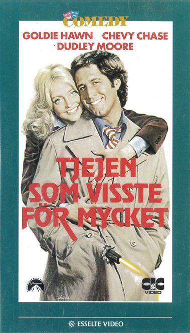 Huvudbild Tjejen som visste för mycket (vhs)