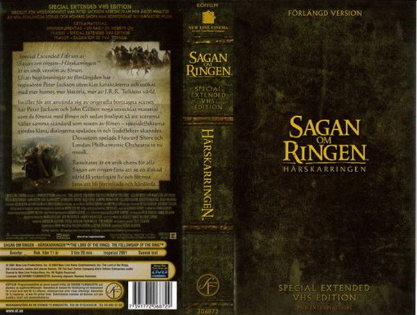Sagan Om Ringen  - dir cut (VHS) 