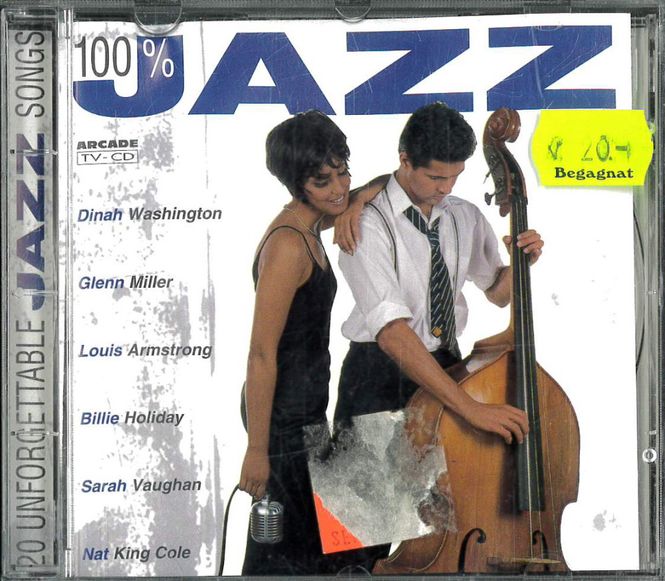 Huvudbild 20 Unforgettable Jazz Songs - 100% Jazz (CD) beg