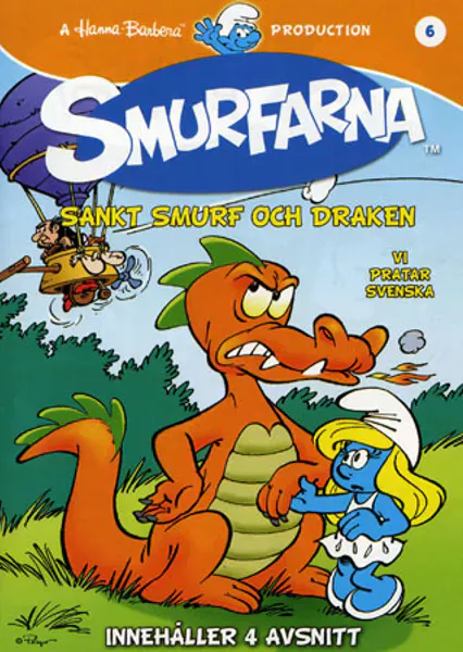 Smurfarna 6 sankt smurf och draken (DVD) beg
