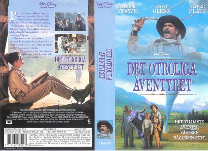 Huvudbild DET OTROLIGA ÄVENTYRET (VHS) fd hyr