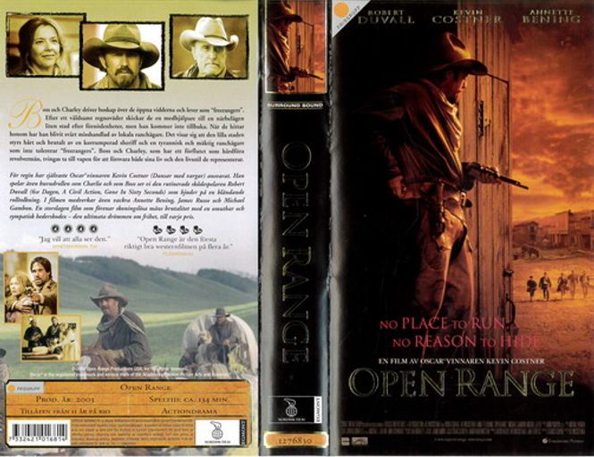 Huvudbild Open Range (vhs)