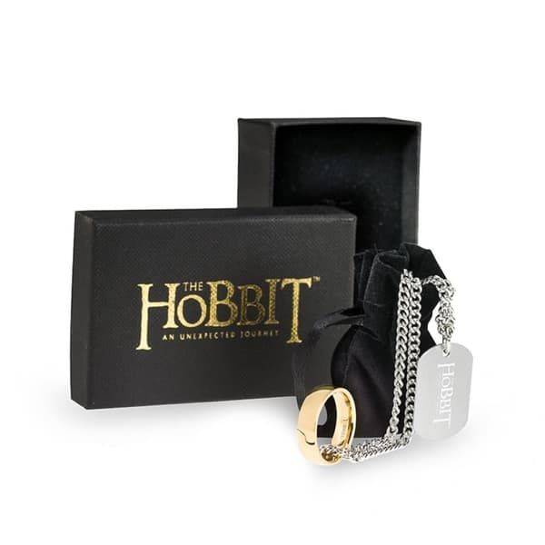 Hobbit ring med 2 berlocker 1 st.