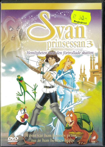 Svanprinsessan 3 Hemligheten med den förtrollade skatten  (DVD) beg