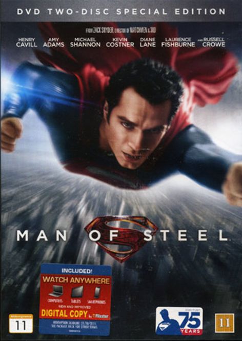 Huvudbild Man of Steel (2-disc) beg dvd