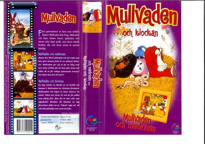 Huvudbild Mullvaden Och Klockan - vhs