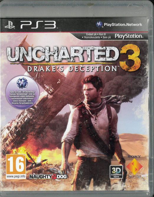Huvudbild Uncharted 3: Drake's Deception   (Ps3 beg)