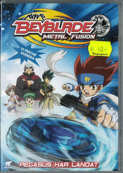 Beyblade Metal Fusion - Pegasus har landat  (DVD) beg