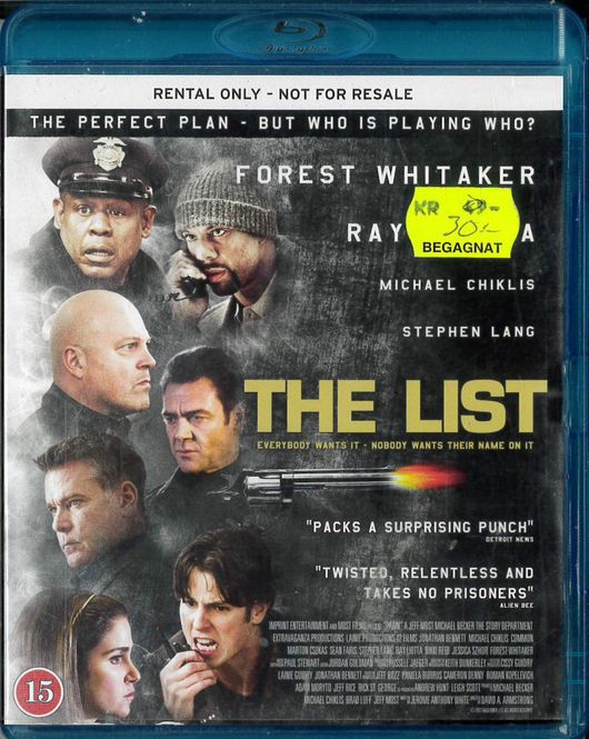 Huvudbild List (2013) (Blu-ray) fd hyr
