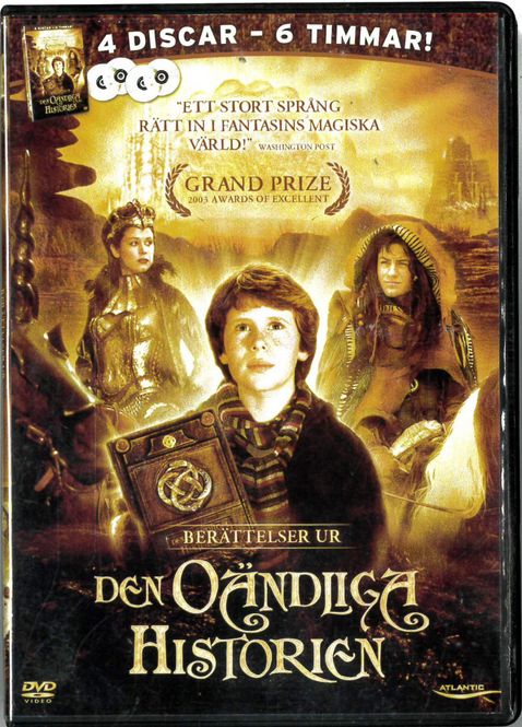 Huvudbild Berättelser ur Den oändliga historien (DVD) beg