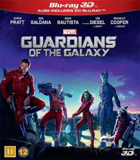 Huvudbild Guardians Of The Galaxy (Blu-ray + Real 3D) beg