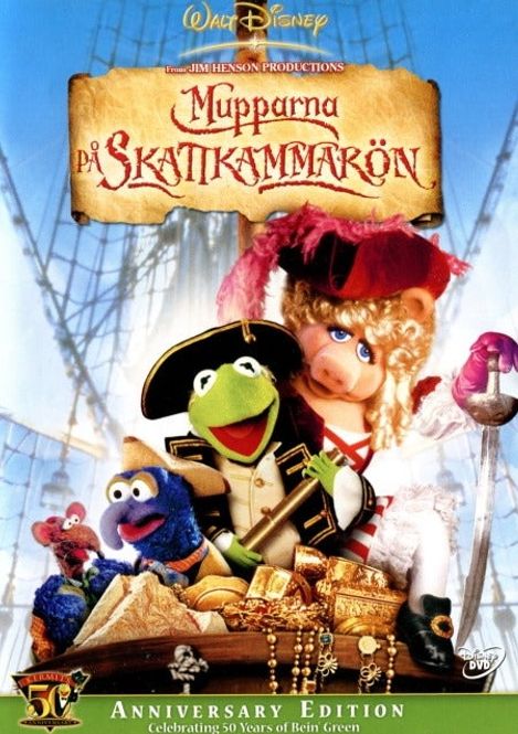 Huvudbild Mupparna på skattkammarön (DVD)