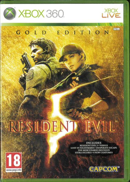 Resident Evil 5 Gold edition (X360) beg