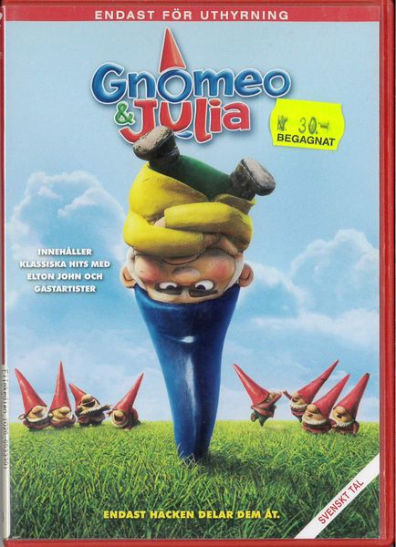 Gnomeo & Julia (DVD) fd hyr