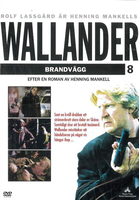 Huvudbild Wallander 008 Brandvägg (dvd)