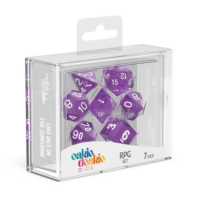 Huvudbild Dice - Sparckled Purple