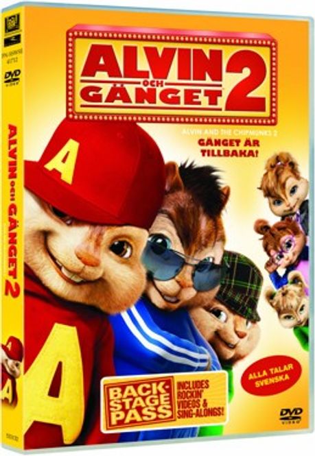 Huvudbild Alvin och gänget 2 - beg dvd