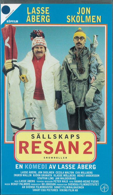 Huvudbild Sällskapsresan II: Snowroller (vhs) blå