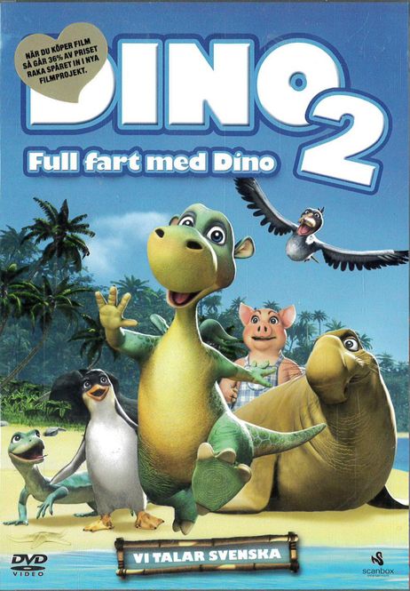 Huvudbild Dino 2 - Full fart med Dino (dvd) beg