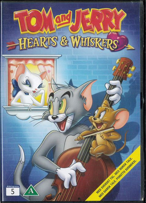 Huvudbild Tom & Jerry - Hjärtan och morrhår  -BEG DVD