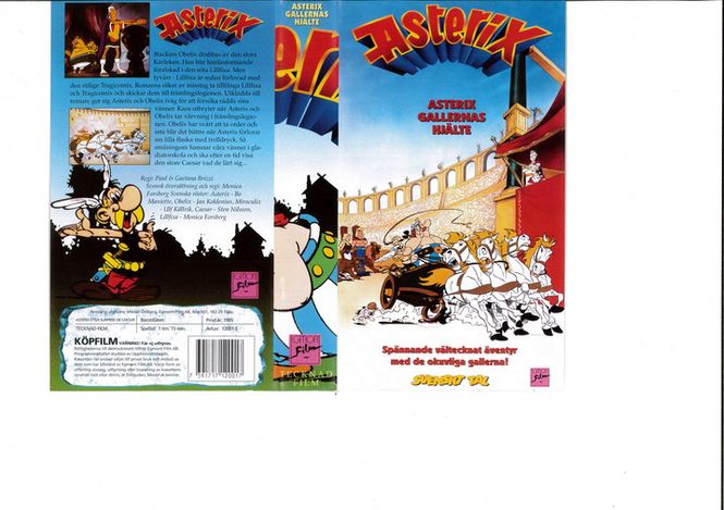 Huvudbild Asterix - gallernas hjälte (VHS)