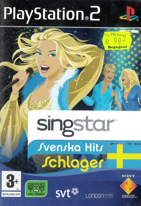 Huvudbild Singstar Svenska Hits Schlager  (ps2) beg