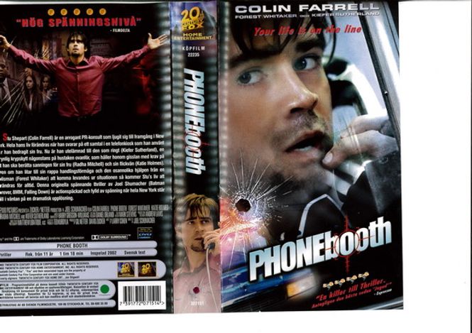 Huvudbild PHONE BOOTH (VHS)