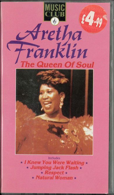 Huvudbild Aretha Franklin - the queen of soul (musik vhs)